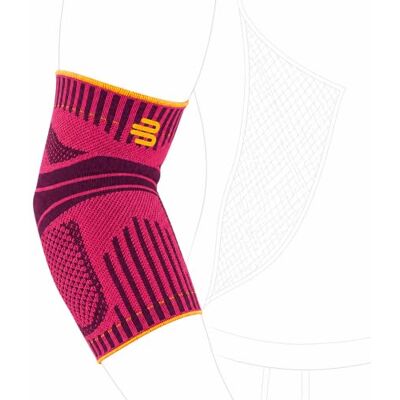 BAUERFEIND 1 paire de coude sport unisexe, droite/gauche, portable, pour balle, anti-retour et athlétisme, stabilité au coude, XL/rose, 92 g BAUERFEIND 1 paire de coude sport unisexe, droite/gauche, portable, pour balle, anti-retour et athlétisme, stabilité au coude, XL/rose, 92 g