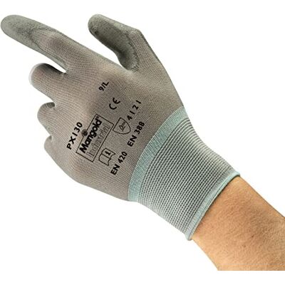 Ansell PX130 Gants pour usages multiples, protection mécanique, Gris, Taille 7 (Sachet de 12 paires) Ansell PX130 Gants pour usages multiples, protection mécanique, Gris, Taille 7 (Sachet de 12 paires)