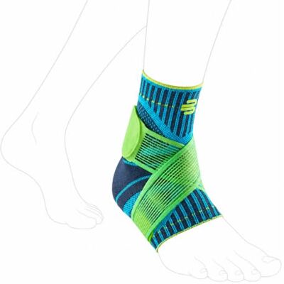BAUERFEIND , 1 chevillère unisexe pour le sport, la cheville gauche, pour sports de balle, activités physiques, stabilisation, avec système de sangle de niveau, taille : S, Rivera, 11419401260711 BAUERFEIND , 1 chevillère unisexe pour le sport, la cheville gauche, pour sports de balle, activités physiques, stabilisation, avec système de sangle de niveau, taille : S, Rivera, 11419401260711