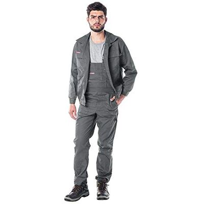 REIS UMS182x118x128 Vêtements de protection principaux, gris-acier, 182x114-118x128 taille REIS UMS182x118x128 Vêtements de protection principaux, gris-acier, 182x114-118x128 taille
