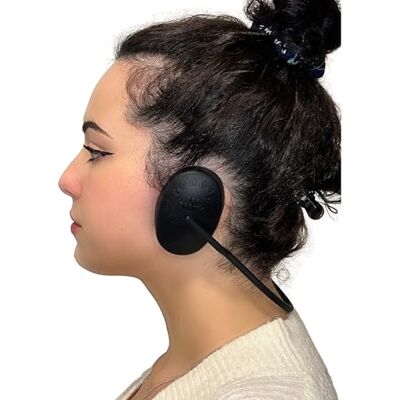 Genedy oreille Couvre-têtes imperméables noir pour douche, protection contre la chaleur Bouchons réutilisables en silicone Genedy oreille Couvre-têtes imperméables noir pour douche, protection contre la chaleur Bouchons réutilisables en silicone
