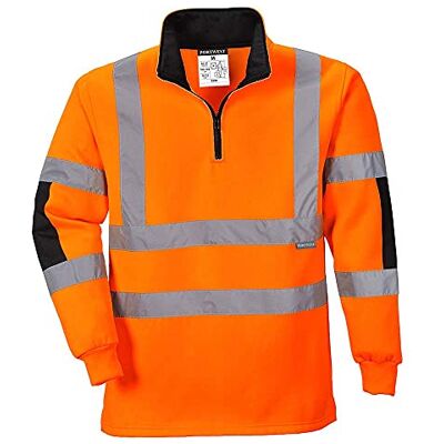 Portwest B308 Chemise de travail Xenon Rugby Coupe Ajustée Haute Visibilité Portwest B308 Chemise de travail Xenon Rugby Coupe Ajustée Haute Visibilité