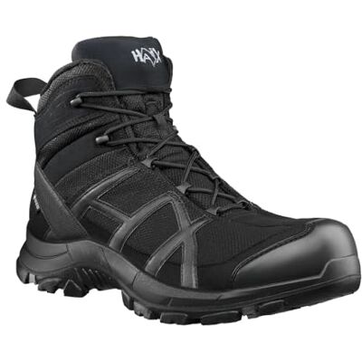 Haix Black Eagle Safety 40 Mid/Black-black : pour une sécurité optimale de l'orteil à la cheville Haix Black Eagle Safety 40 Mid/Black-black : pour une sécurité optimale de l'orteil à la cheville