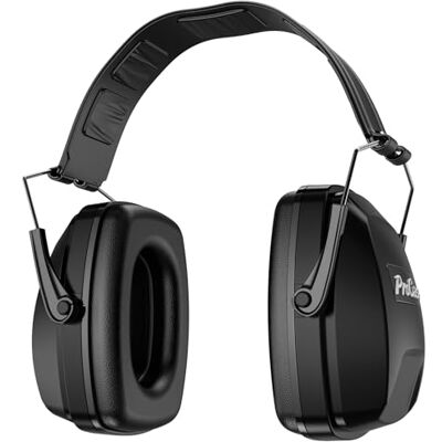 ProCase Casque d'insonorisation avec réduction du bruit, NRR 28 dB, pliable, avec bandeau en acier métallique robuste, pour l'autisme, la chasse, l'entretien de la pelouse Noir ProCase Casque d'insonorisation avec réduction du bruit, NRR 28 dB, pliable, avec bandeau en acier métallique robuste, pour l'autisme, la chasse, l'entretien de la pelouse Noir