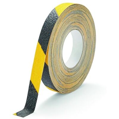 Durable Duraline Grip+ Formfit Antislip Tape, 25 mm x 15 m, geel/zwart Durable Duraline Grip+ Formfit Antislip Tape, 25 mm x 15 m, geel/zwart