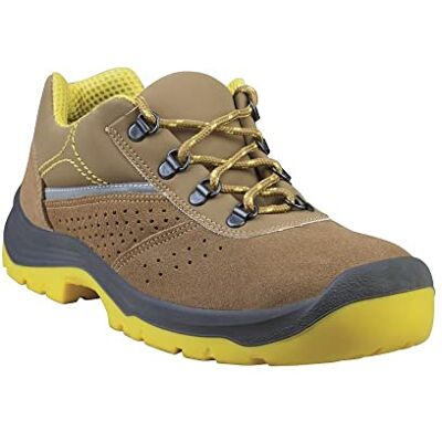 Deltaplus 91517 Chaussettes de sécurité Rimini 4, Beige/Jaune, S1P Src N°44 Deltaplus 91517 Chaussettes de sécurité Rimini 4, Beige/Jaune, S1P Src N°44