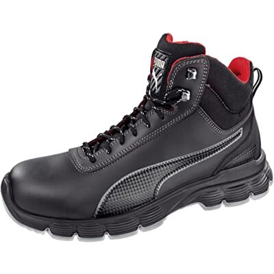 PUMA 630101-202-43 Pioneer Chaussures de sécurité Mid S3 ESD SRC Noir Pointure 42 PUMA 630101-202-43 Pioneer Chaussures de sécurité Mid S3 ESD SRC Noir Pointure 42