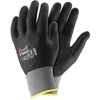 REIS RNIFO-PLUS10 Dragon Lot de 12 gants de protection Gris/noir Taille 10 REIS RNIFO-PLUS10 Dragon Lot de 12 gants de protection Gris/noir Taille 10