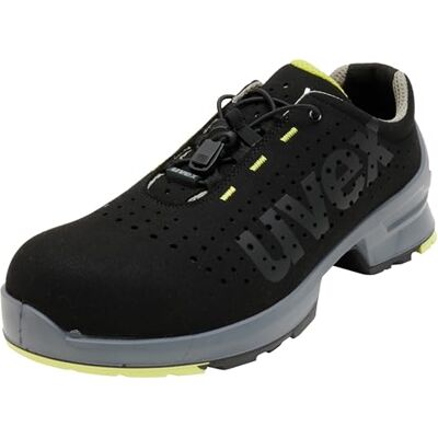 Uvex 1, Chaussures de Travail Homme, Vert Lime-Schwarz, 48 EU, Noir Jaune, 48 EU Uvex 1, Chaussures de Travail Homme, Vert Lime-Schwarz, 48 EU, Noir Jaune, 48 EU