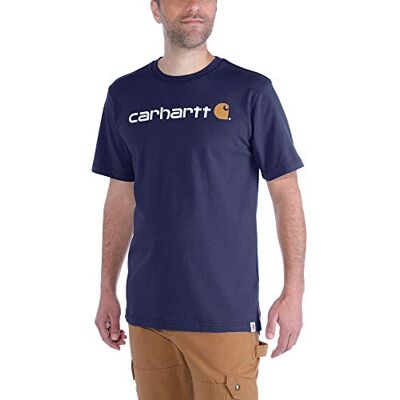 Carhartt T-shirt À Manches Courtes Épais avec Logo Imprimé Coupe Décontractée T-shirt utilitaire de travail Homme (lot de 1) Carhartt T-shirt À Manches Courtes Épais avec Logo Imprimé Coupe Décontractée T-shirt utilitaire de travail Homme (lot de 1)
