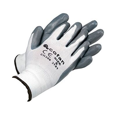 Cofan GUANTE 100% POLIEST. IMPREG. NITRILO GRIS T-9 Unid: 12 Cofan GUANTE 100% POLIEST. IMPREG. NITRILO GRIS T-9 Unid: 12