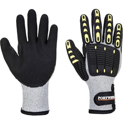 Portwest Gant thermique anti impact résistant à la coupure, Couleur: Gris/Noir, Taille: XL, A729G8RXL Portwest Gant thermique anti impact résistant à la coupure, Couleur: Gris/Noir, Taille: XL, A729G8RXL