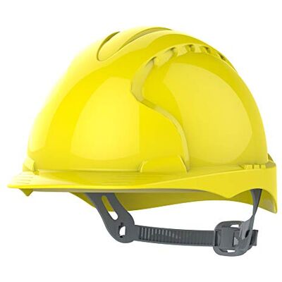 JSP Aje030–000–200 eVo2 casque de sécurité à proximité avec cliquet, Jaune JSP Aje030–000–200 eVo2 casque de sécurité à proximité avec cliquet, Jaune