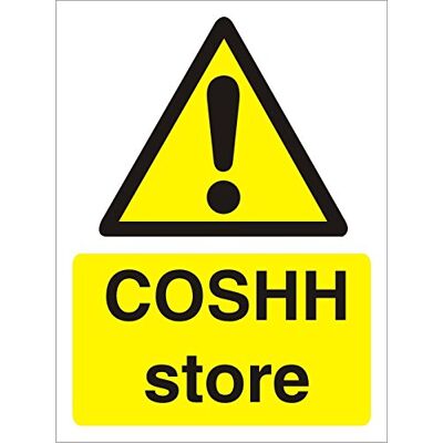 SECO Coshh Store Panneau autocollant en vinyle 150 mm x 200 mm SECO Coshh Store Panneau autocollant en vinyle 150 mm x 200 mm