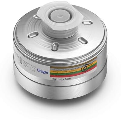 Dräger Filtre respiratoire combiné Rd40 1140 A2B2E2K1 Hg P3 R D Dräger Filtre respiratoire combiné Rd40 1140 A2B2E2K1 Hg P3 R D