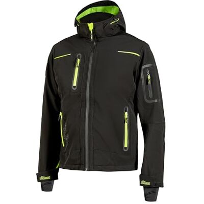 U Power U-Power Veste Softshell de travail imperméable noire SPACE XL Noir U Power U-Power Veste Softshell de travail imperméable noire SPACE XL Noir