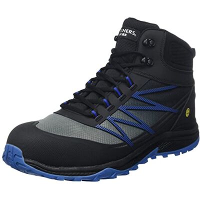 Skechers Puxal Firmle ESD Composite Safey Toe Shoe, Chaussure de scurit Homme, Black Blue, 39.5 EU Skechers Puxal Firmle ESD Composite Safey Toe Shoe, Chaussure de scurit Homme, Black Blue, 39.5 EU