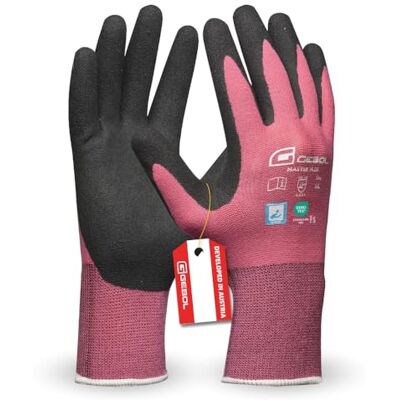 Gebol Master Flex Lady Gants de travail en nitrile pour femme Taille M (8) Pour l'atelier, la construction et l'industrie, prise en main sûre à chaque prise en main, toucher fin Gebol Master Flex Lady Gants de travail en nitrile pour femme Taille M (8) Pour l'atelier, la construction et l'industrie, prise en main sûre à chaque prise en main, toucher fin
