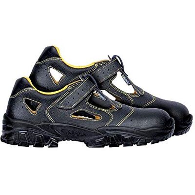 COFRA NT080-000.W46 NEW DON S1 P SRC Sandales de sécurité Noir/Jaune Taille 46 COFRA NT080-000.W46 NEW DON S1 P SRC Sandales de sécurité Noir/Jaune Taille 46