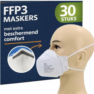 medicinadellavoro.com 30 Mascherine FFP3 Certifiée CE, Masque 5 couches sans valve, Masque de protection contre la poussière et Antiparticules, Face Mask Protection Haute efficacité de Filtrage BFE≥98, 30 pièces medicinadellavoro.com 30 Mascherine FFP3 Certifiée CE, Masque 5 couches sans valve, Masque de protection contre la poussière et Antiparticules, Face Mask Protection Haute efficacité de Filtrage BFE≥98, 30 pièces