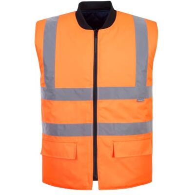 Portwest S469ORRL Gilet de sécurité réversible Taille L Orange Portwest S469ORRL Gilet de sécurité réversible Taille L Orange