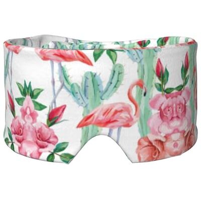 SKKNT Cactus Flamant Rose Floral Imprimé Sommeil Yeux et Protège-Oreilles Masque Respirant Réglable Occultant pour Les Yeux Confortable SKKNT Cactus Flamant Rose Floral Imprimé Sommeil Yeux et Protège-Oreilles Masque Respirant Réglable Occultant pour Les Yeux Confortable