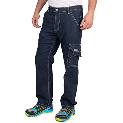 Goodyear Workwear Gypnt030 Mens Multi Pocket Work Safety Stretch Denim Carpenters Cargo Work Jeans Pants Pantalon d'utilité professionnelle Homme (lot de 1) Goodyear Workwear Gypnt030 Mens Multi Pocket Work Safety Stretch Denim Carpenters Cargo Work Jeans Pants Pantalon d'utilité professionnelle Homme (lot de 1)