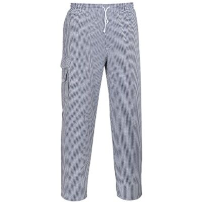 Portwest C078 Chester Chefs Pantalon, 1 pièce, à carreaux Portwest C078 Chester Chefs Pantalon, 1 pièce, à carreaux