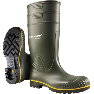 Dunlop Protective Footwear Acifort Heavy Duty, Bottes de sécurité Mixte adulte, Vert Green, 39 EU Dunlop Protective Footwear Acifort Heavy Duty, Bottes de sécurité Mixte adulte, Vert Green, 39 EU