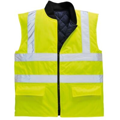Portwest S469YERL Gilet de sécurité réversible Taille L Jaune Portwest S469YERL Gilet de sécurité réversible Taille L Jaune
