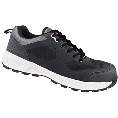 Lee Cooper Workwear S1P/SRA Chaussures de sécurité légères sans métal avec embout composite et embout en métal pour homme Noir 45 Lee Cooper Workwear S1P/SRA Chaussures de sécurité légères sans métal avec embout composite et embout en métal pour homme Noir 45