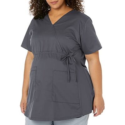 WonderWink 145APEWTXS Wonder Work Haut de maternité pour femme, en étain, taille XS standard WonderWink 145APEWTXS Wonder Work Haut de maternité pour femme, en étain, taille XS standard