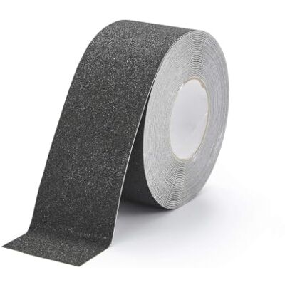 Durable Duraline Grip Antislip Tape voor Trappen, zwart, 108401 Antislipstrip 75 mm x 15 m, slipweerstand R13 volgens DIN 51130, voor binnen en beschut buiten, zwart Durable Duraline Grip Antislip Tape voor Trappen, zwart, 108401 Antislipstrip 75 mm x 15 m, slipweerstand R13 volgens DIN 51130, voor binnen en beschut buiten, zwart