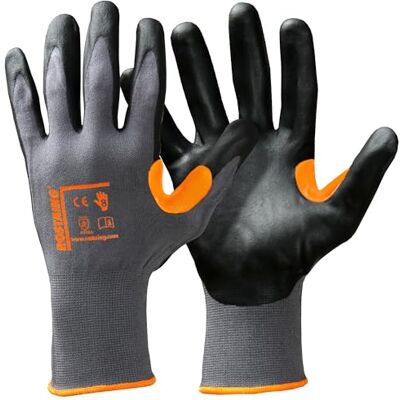 Rostaing Gant DURANIT-ONE Paire de gants Manutention Tactile Effet Seconde Peau 3 X Plus Durable Pour Travaux de Précision, Manutention et Logistique Compatible Écrans Tactiles Rostaing Gant DURANIT-ONE Paire de gants Manutention Tactile Effet Seconde Peau 3 X Plus Durable Pour Travaux de Précision, Manutention et Logistique Compatible Écrans Tactiles
