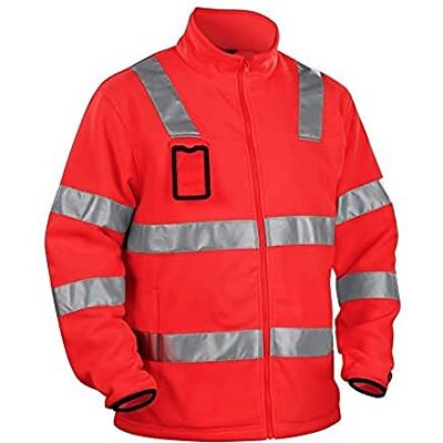 BLÅKLÄDER Blakläder 4833256055004XL Veste haute visibilité classe 3 Taille 4XL en polaire rouge, 4XL BLÅKLÄDER Blakläder 4833256055004XL Veste haute visibilité classe 3 Taille 4XL en polaire rouge, 4XL