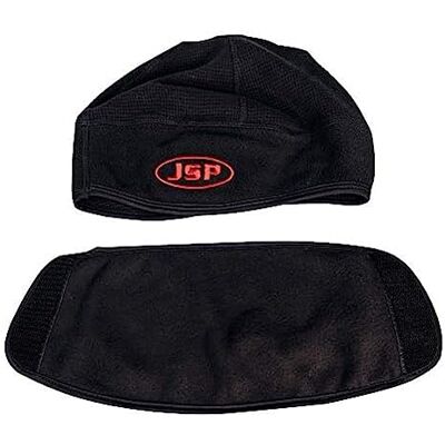 JSP Surefit™ Doublure de casque de sécurité thermique noire avec masque amovible – M/L – Noir JSP Surefit™ Doublure de casque de sécurité thermique noire avec masque amovible – M/L – Noir