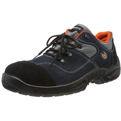 BASE Protection , Garibaldi Chaussure de Sécurité pour Hommes et Femmes, Bleu et Orange, Taille 43 BASE Protection , Garibaldi Chaussure de Sécurité pour Hommes et Femmes, Bleu et Orange, Taille 43