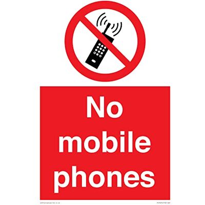 Viking Panneau « No Mobile phones » 200 x 300 mm A4P Viking Panneau « No Mobile phones » 200 x 300 mm A4P