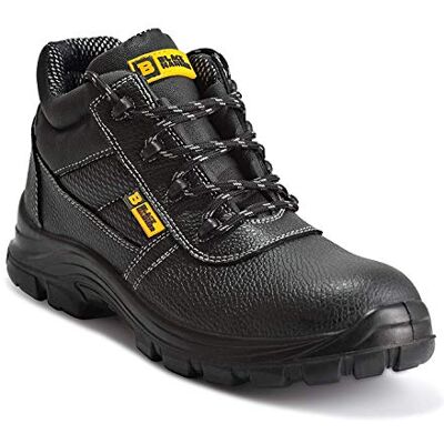 Black Hammer Chaussures De Sécurité Hommes Bottes De Sécurité en Cuir Résistantes et Imperméables S3 SRC 1007 Noir (43 EU) Black Hammer Chaussures De Sécurité Hommes Bottes De Sécurité en Cuir Résistantes et Imperméables S3 SRC 1007 Noir (43 EU)