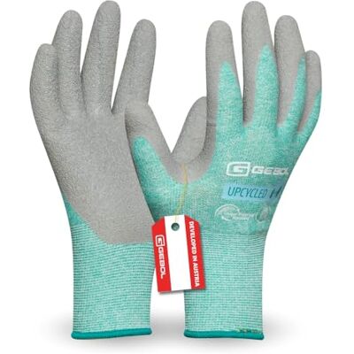 Gebol Upcycled Grip Taille XXS (taille 5) Gants de travail durables en bouteilles PET recyclées Revêtement en latex particulièrement robuste pour une meilleure prise en main Pour enfants Gebol Upcycled Grip Taille XXS (taille 5) Gants de travail durables en bouteilles PET recyclées Revêtement en latex particulièrement robuste pour une meilleure prise en main Pour enfants