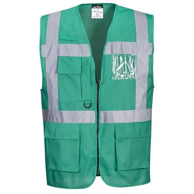 Portwest Iona Gilet Executive, Couleur: Vert bouteille, Taille: M, F476BGRM Portwest Iona Gilet Executive, Couleur: Vert bouteille, Taille: M, F476BGRM