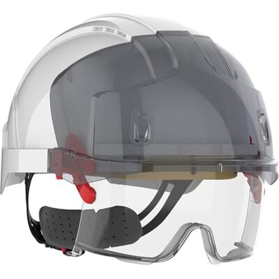 JSP EVO®VISTAlens Casque sur-Lunette Blanc/Fume Ventilé (AMB170-005-F00) JSP EVO®VISTAlens Casque sur-Lunette Blanc/Fume Ventilé (AMB170-005-F00)
