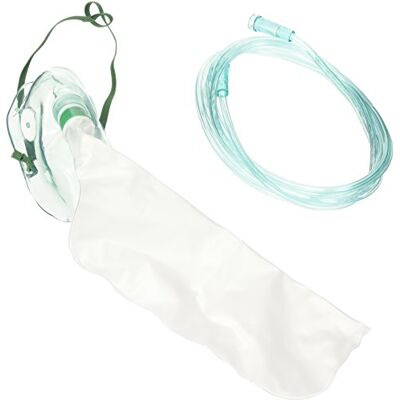 GIMA 34168 Masque adultes gros débit avec tuyau GIMA 34168 Masque adultes gros débit avec tuyau