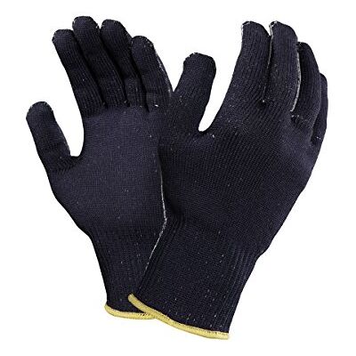 Ansell Colortext Plus Gants en nylon, protection mécanique, Bleu, Taille 10 (Sachet de 12 paires) Ansell Colortext Plus Gants en nylon, protection mécanique, Bleu, Taille 10 (Sachet de 12 paires)