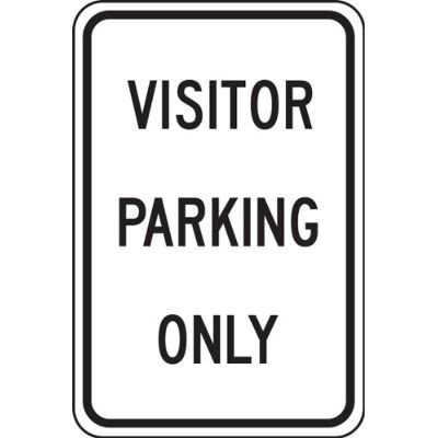 Accuform FRP241RA Panneau de stationnement réfléchissant en aluminium de qualité ingénieur, légende « Visitor Parking Only », 45,7 cm de long x 30,5 cm de large x 0,2 cm d'épaisseur, noir sur blanc Accuform FRP241RA Panneau de stationnement réfléchissant en aluminium de qualité ingénieur, légende « Visitor Parking Only », 45,7 cm de long x 30,5 cm de large x 0,2 cm d'épaisseur, noir sur blanc