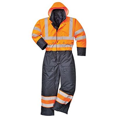 Portwest S485ONRL Combinaison de protection contre le contraste avec doublure Taille L Portwest S485ONRL Combinaison de protection contre le contraste avec doublure Taille L