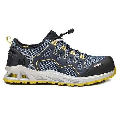 BASE Protection B1006 K-Balance Chaussures de sécurité respirantes, résistantes à l'usure et antistatiques pour homme Bleu/jaune Pointure 48 BASE Protection B1006 K-Balance Chaussures de sécurité respirantes, résistantes à l'usure et antistatiques pour homme Bleu/jaune Pointure 48