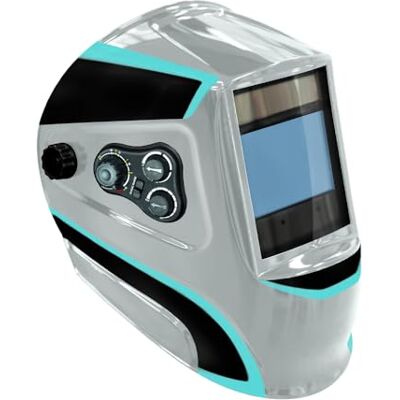 GYS Masque de soudage LCD ERGOTECH+ 3/5-13 G Silver True Color teinte 3/5>13 champ de vision 100x67mm assombrissement auto 0,08ms classe optique 1/1/1/1 pour MMA, TIG, MIG/MAG & Meulage GYS Masque de soudage LCD ERGOTECH+ 3/5-13 G Silver True Color teinte 3/5>13 champ de vision 100x67mm assombrissement auto 0,08ms classe optique 1/1/1/1 pour MMA, TIG, MIG/MAG & Meulage