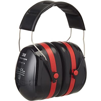 3M Peltor Optime III H540A H54001, Casque anti bruit, Protection auditive de travail, SNR = 35 dB, Travaux de voirie, Chantiers, Aéroports, Noir, Taille unique 3M Peltor Optime III H540A H54001, Casque anti bruit, Protection auditive de travail, SNR = 35 dB, Travaux de voirie, Chantiers, Aéroports, Noir, Taille unique