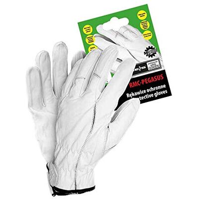 REIS RMC-Pegasus8 Gants de mécanicien Gants de sécurité, blancs, taille 8 REIS RMC-Pegasus8 Gants de mécanicien Gants de sécurité, blancs, taille 8